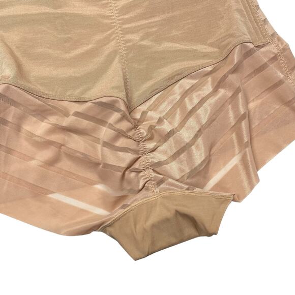 Honeylove Shapewear Queen Brief Nude 3X Hourglass Double Knit - Picture 8 of 8